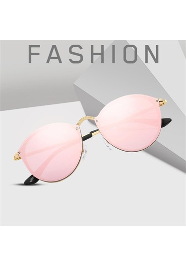 Yuvarlak Güneş Gözlüğü Erkek Kedi Gözü Vintage Metal Sürüş Erkek Güneş Gözlüğü Siyah Gözlük Uv400 Siyah Siyah