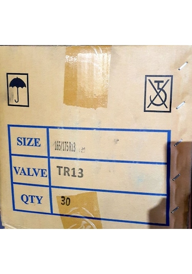 165/175r13 Tr13 Malezya Malı Oto Iç Lastik, 30 Adet