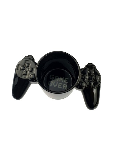 Büro Ev Ofis Hdiyesi İçin Joystick Game Over Tasarımlı Kupa Bardak