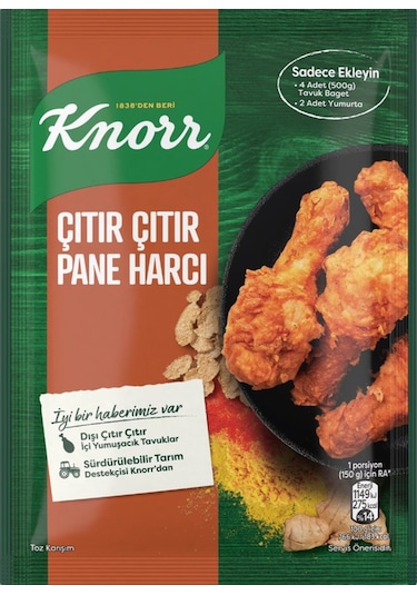 Knorr Çıtır Pane Harcı 4 x 90 G