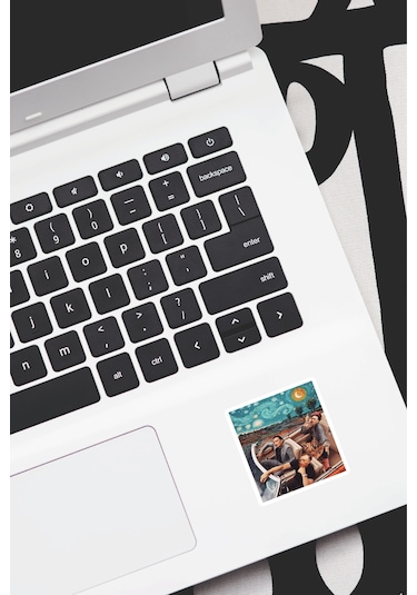 Art Sanat Tasarımlı Laptop Notebook Tablet Telefon Sticker Set 009