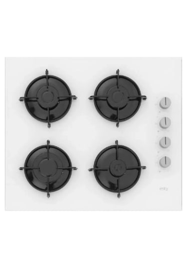 Esty ACO5335W01 - AEF6601W04 Beyaz Cam Ankastre Set