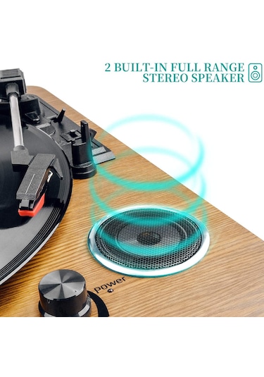 Record Master Tt249 Retro Pikap - Bluetooth + Mp3 Kayıt Özelliği