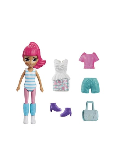 Polly Pocket Moda Aksesuarları -Pembe HNF50 HKV87 Lisanslı Ürün