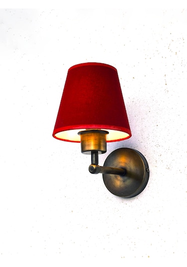 Shimmer Duvar Apliği Eskitme Gold Bordo Başlıklı Bordo