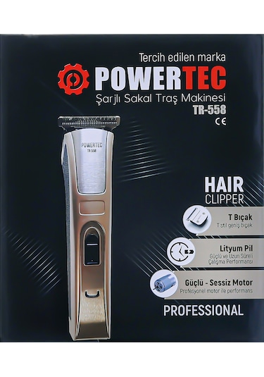 Powertec TR-558 Saç ve Sakal Tıraş Makinesi