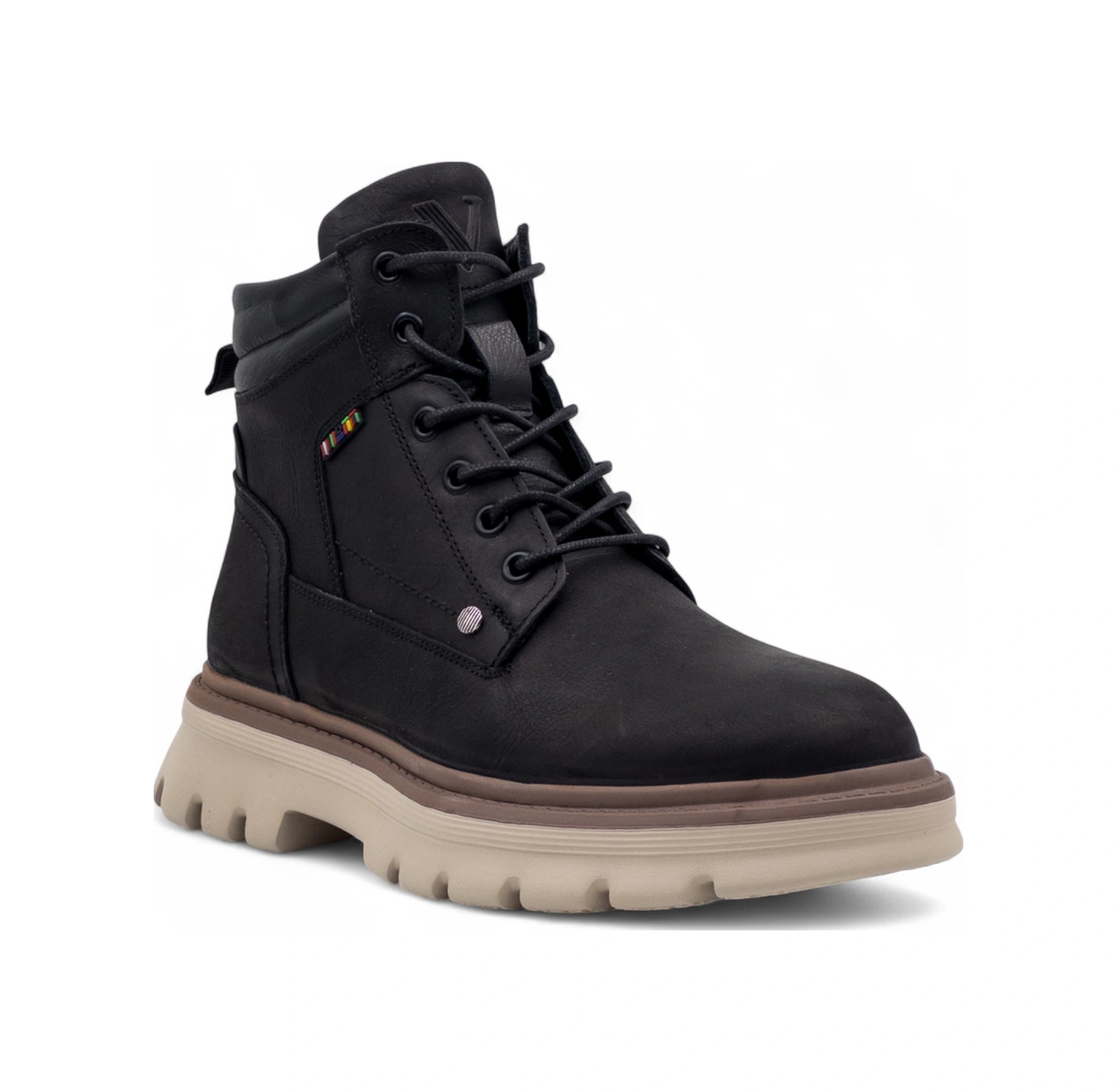 Voyager M368 Erkek Hakiki Deri Bot Siyah