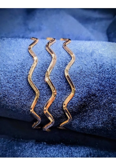 Sevim Gold 22 Ayar 10 Gram Yatırımlık Ajda Zigzag Bilezik. Işçiliksiz. Farklı Ölçü Için Mesaj Atınız