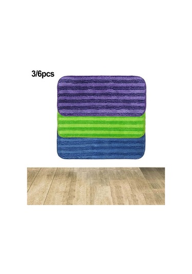 Youmex Yeniden Kullanılabilir Mikrofiber Mop Pad - 3 Adet, Swiffer Wetjet Uyumlu, Yıkama Eliptir, Ahşap/seramik Zeminler İçin Temizleme