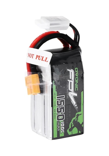 li-Polimer Pil - Model Yapımı Drone'Lar Multikopterler 4S1P Gibi Quadrocopter İçin 1550 Mah 14 8V 100C 4S xt60 Fiş