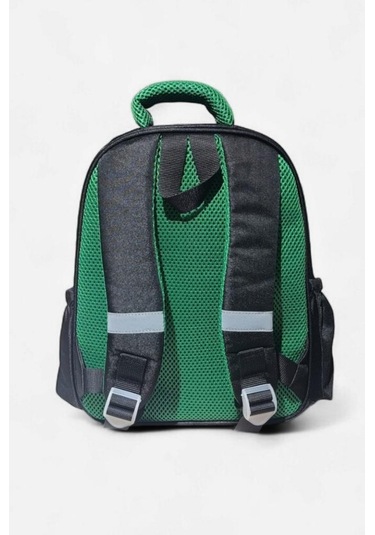 Anaokulu Sırt Çantası Ultra Lüx Erkek Çocuk Kreş Çantası 33 25 Cm Ortopedik Oyun Karakter Baskılı Siyah
