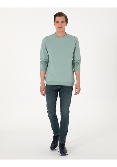 Pierre Cardin Erkek Çağla Sweatshirt 50314054-vr016 Çağla