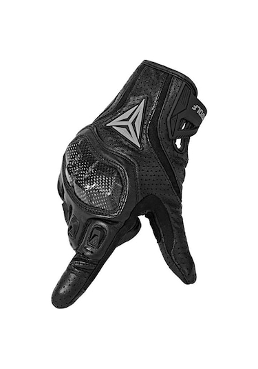 Motowolf Mdl0305 Deri Motosiklet Eldiveni Siyah