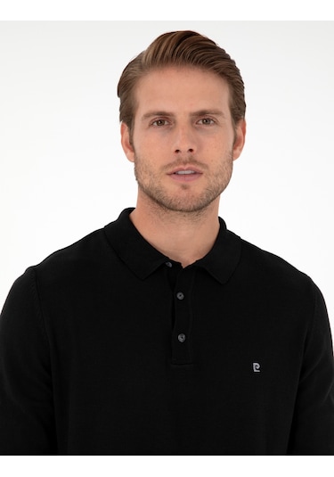 Pierre Cardin Erkek Siyah Kazak /triko 50296623-vr046 Siyah