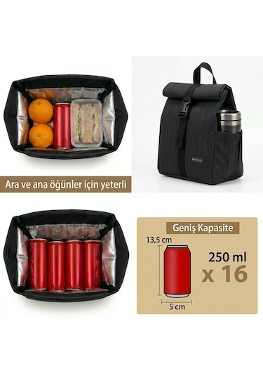 Frelso Termal Beslenme Çantası Siyah