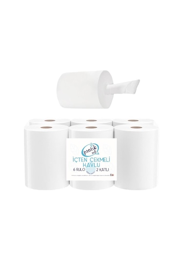 Pratiksoft İçten Çekmeli Kağıt Havlu 10 x 6'lı
