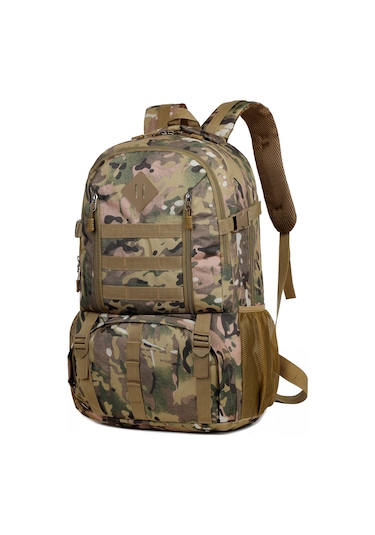 Konesam Kollektif Saklama Bölmeli Geniş Kapasiteli Outdoor Mühimmat Rengi Spor Sırt Çantası Çok Renkli