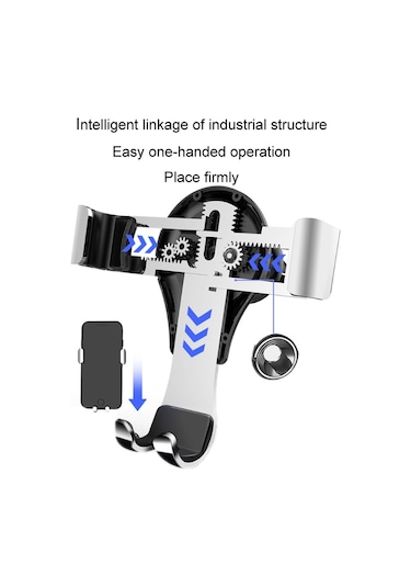 Audi Araba İçin Güçlü Manyetik Telefon Tutucu A3/s3 Stand 1 Gümüş