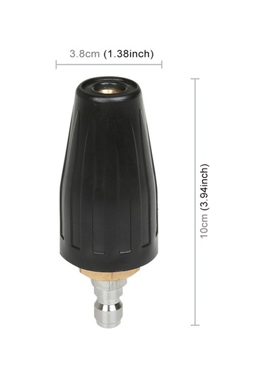 Sones Ayarlanabilir Yüksek Basınçlı Yıkama Makinesi Nozul Uçları Jet Nozul Yıkama Makinesi Aksesuarları Kamyon İçin, 035 3.5gpm / 3600psı