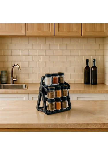 12 Li Döner Baharatlık Siyah