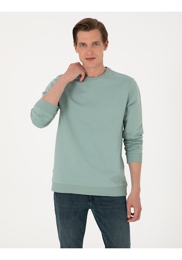 Pierre Cardin Erkek Çağla Sweatshirt 50314054-vr016 Çağla