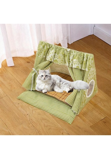 Suntek Kedi Çadır Evi Yaratıcı Yaz Nefes Alabilen Pencere