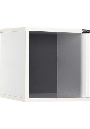 Adoremobilya Rainbow Genç Odası Duvar Rafı Diamond-Beyaz