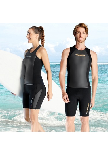 Dıve & Saıl 2mm Bölünmüş Kolsuz Wetsuit Warm Sörf Ve Yüzme Yeleği Tops 001