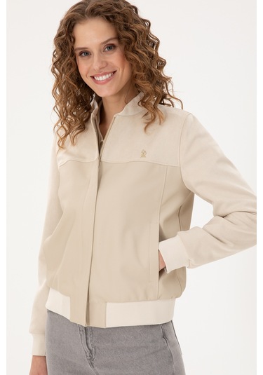 U.s. Polo Assn. Kadın Ekru Deri Mont-kaban 50297226-vr019 Ecru