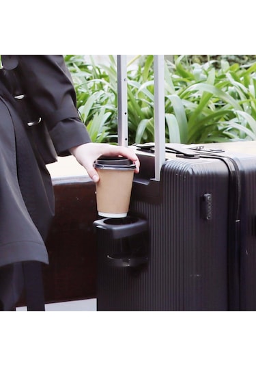 Biggdesign Moods Up Ön Bölmeli, Bardaklık Ve Usb Girişli Kabin Boy Valiz 20" Siyah