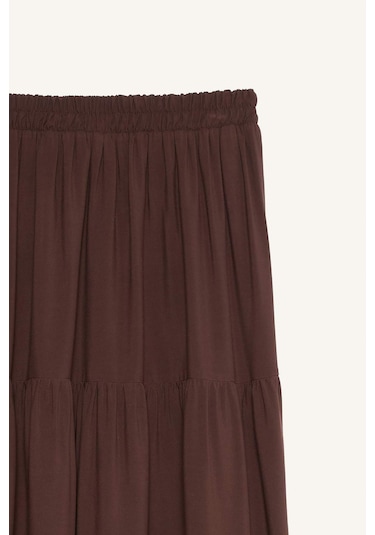 Defacto A Kesim Viskon Maxi Etek F8242ax25smbn320 Kahve