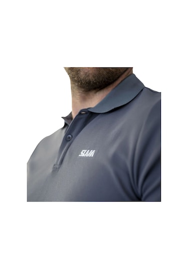 Slam Slam Act Qd Polo Erkek Gri Tişört W05 Gri