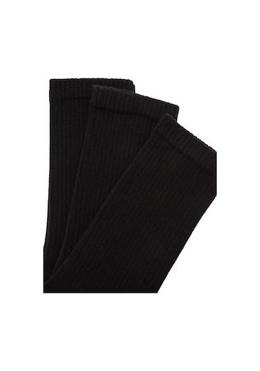 Mavi - 3lü Siyah Soket Çorap 0911173-900 Siyah