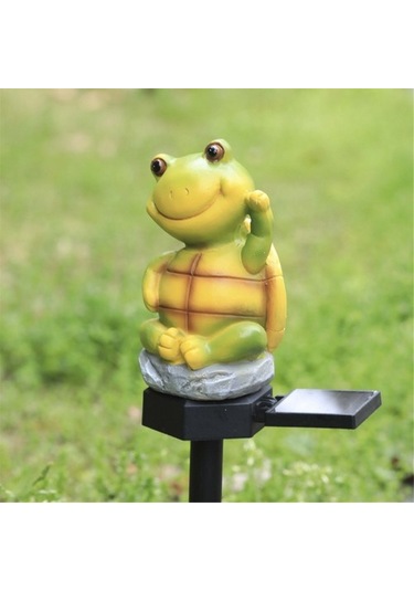 Szypzstore Güneş Reçine Ev Işık Açık Su Geçirmez Led Karikatür Topraklama Fişi Bahçe Dekorasyon Çim Peyzaj Lambası, D Joh4qx Renkli