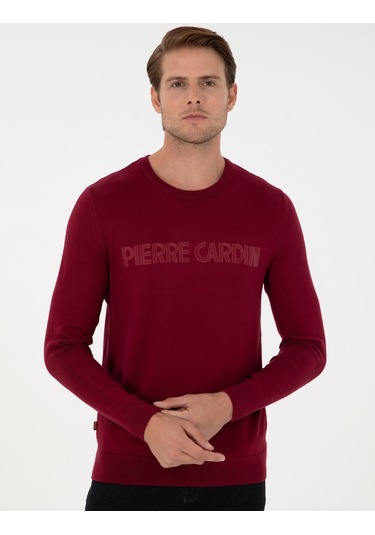Pierre Cardin Erkek Vişne Kazak /triko 50296419-vr223 Vişne