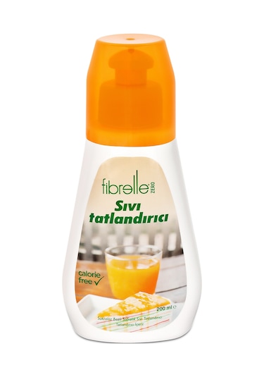 Fibrelle Zero Sıvı Tatlandırıcı 200 ML Sukraloz Bazlı