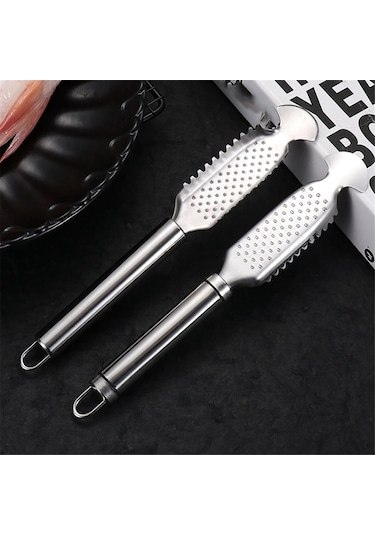 Balık Pulları Kazıyıcı Alet, Çok Amaçlı Balık Pulları Temizleme Kiti Beyaz