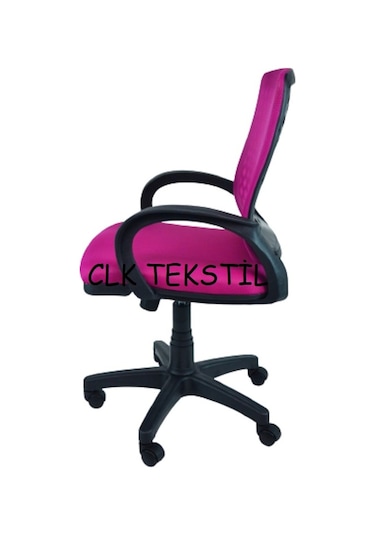 Clk-06 Fileli Petek Ofis Büro Bilgisayar Koltuğu Sandalyesi Pembe