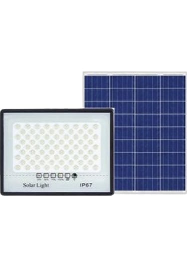 Solar Güneş Enerjili 100 Watt Kumandalı Led Aydınlatma Projektör
