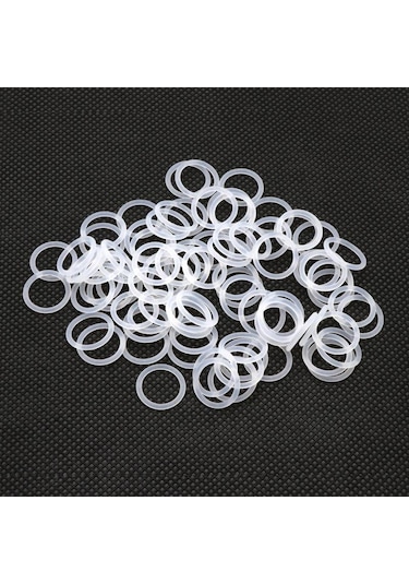 5/25 Adet Od10-48mm Kesit 3mm Beyaz Silikon Kauçuk O-ringler Contalar Yıkayıcı Gıda Sınıfı 3x39mm 5pcs