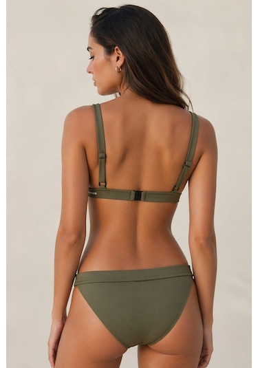 Soon To Be Announced Sportswear Women's Bikini Set Kadın Bikini Takımı Haki