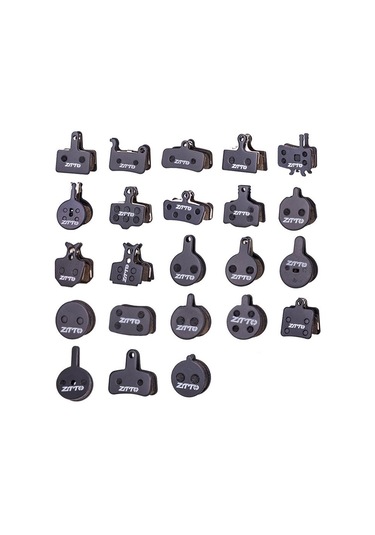 2 Çift Ztto Bisiklet Disk Fren Balataları Dağ Bisikleti Yarı Metalik Reçine Fren Balataları, Model: Ms-05c Siyah