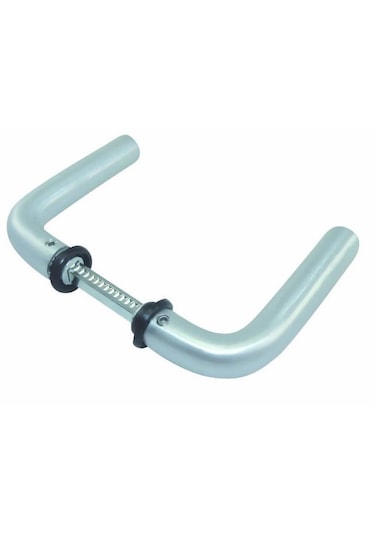 Naturel Gri Renkli Alüminyum Kapı Kolu Sosis Kol