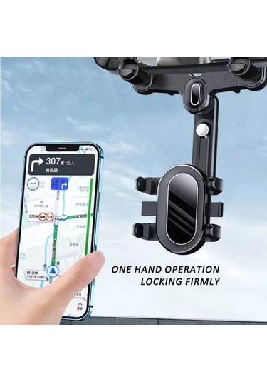 Sones Geçmeli Dikiz Aynası Araç Telefonu Tutucu Araç İçi Navigasyon Braketi