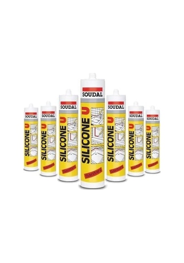 Soudal Şeffaf Silikon 280 Gr 30 Adet