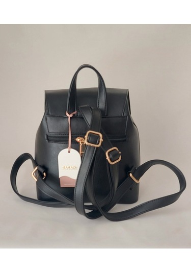 252gk321 Model Sarach Marka Siyah Renk Sırt Çantası Siyah