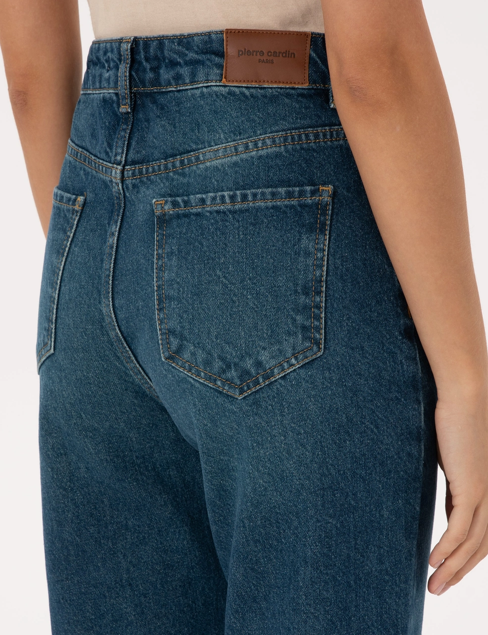 Pierre Cardin Kadın Mavi Pantolon Jean 50318237-vr036 Mavi