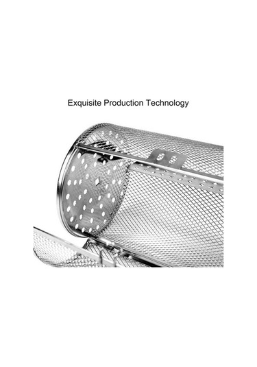 Didadodo Paslanmaz Çelik Fırın Izgarası - Kuruyemiş, Meyve Kurutma Çay İçin Uygun Döner Kafes Diğer