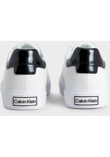 Calvin Klein Bayan Ayakkabı Hw0hw01681 0k4 Beyaz-siyah Siyah