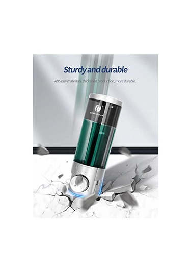 1063a 320ml-banyo Sabunu Ve Şampuan Dispenseri İle Mutfak Bulaşık Yıkama Sıvısı Dispenseri Duş Jeli Sabun Pompası Konteyner Duvara Montaj No Matkap